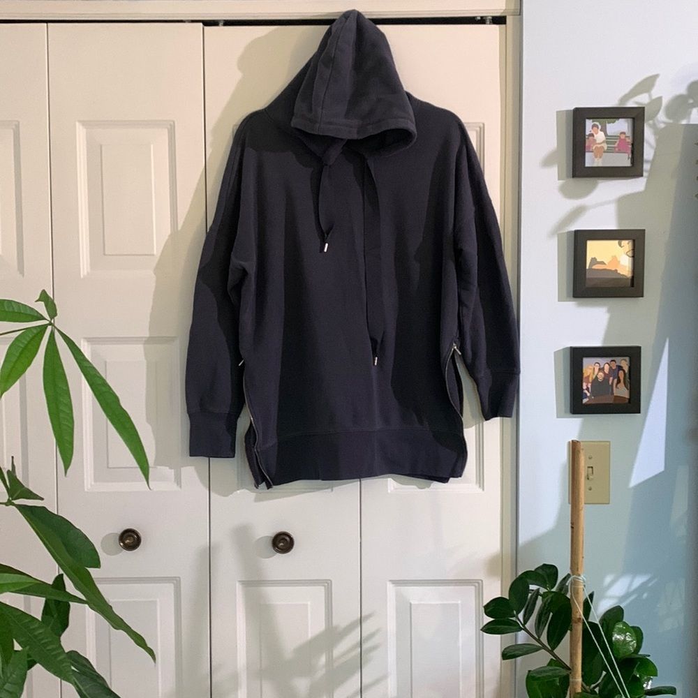 aerie Asymmetric Side Zipper Hoodie